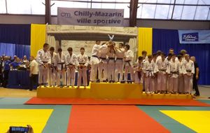 Denis Gekht, 2ème au tournoi par équipes de judo de Chilly Mazarin avec le COS Sartrouville