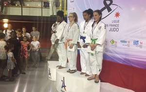 Terrie Amonles Voiseux et Guilhem Dufau médaille de bronze aux Ile de France Benjamins à l'INJ