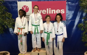 Diane Carlotti Championne de Yvelines benjamines -48 kgs