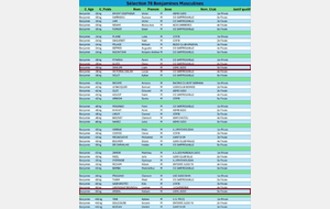 Résultats des qualifications pour les IDF