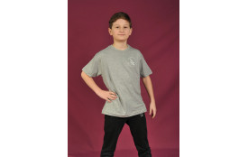 T Shirt gris avec logo du club