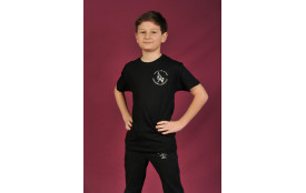 T Shirt noir avec logo du club