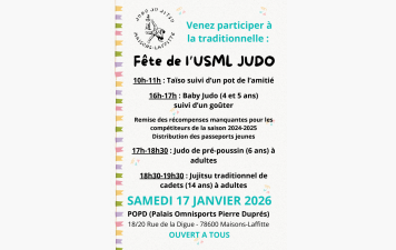 Fête du club – Rendez-vous les 17 et 18 janvier 2026 🎉🥋