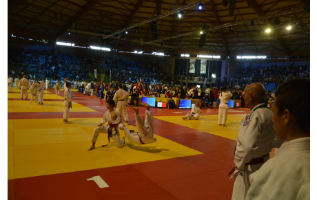 Excellentes prestations de Denis Gekht et Ewan Hamon au kata de la Coupe de France par équipes minimes