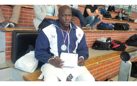 Arthur Amonles en argent à la Coupe individuelle 78 séniors