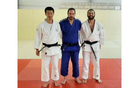 Xavier Saint-Michel et Timothée Luyt ceintures noire en Ju-Jitsu