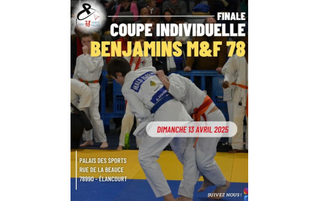🎉 Félicitations à nos jeunes judokas pour leurs performances à la finale de la Coupe Benjamins des Yvelines ! 🥋