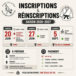 🥋 Fin de saison & inscriptions 2026-2027